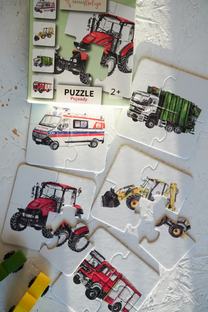 Puzzle 4 pojazdy